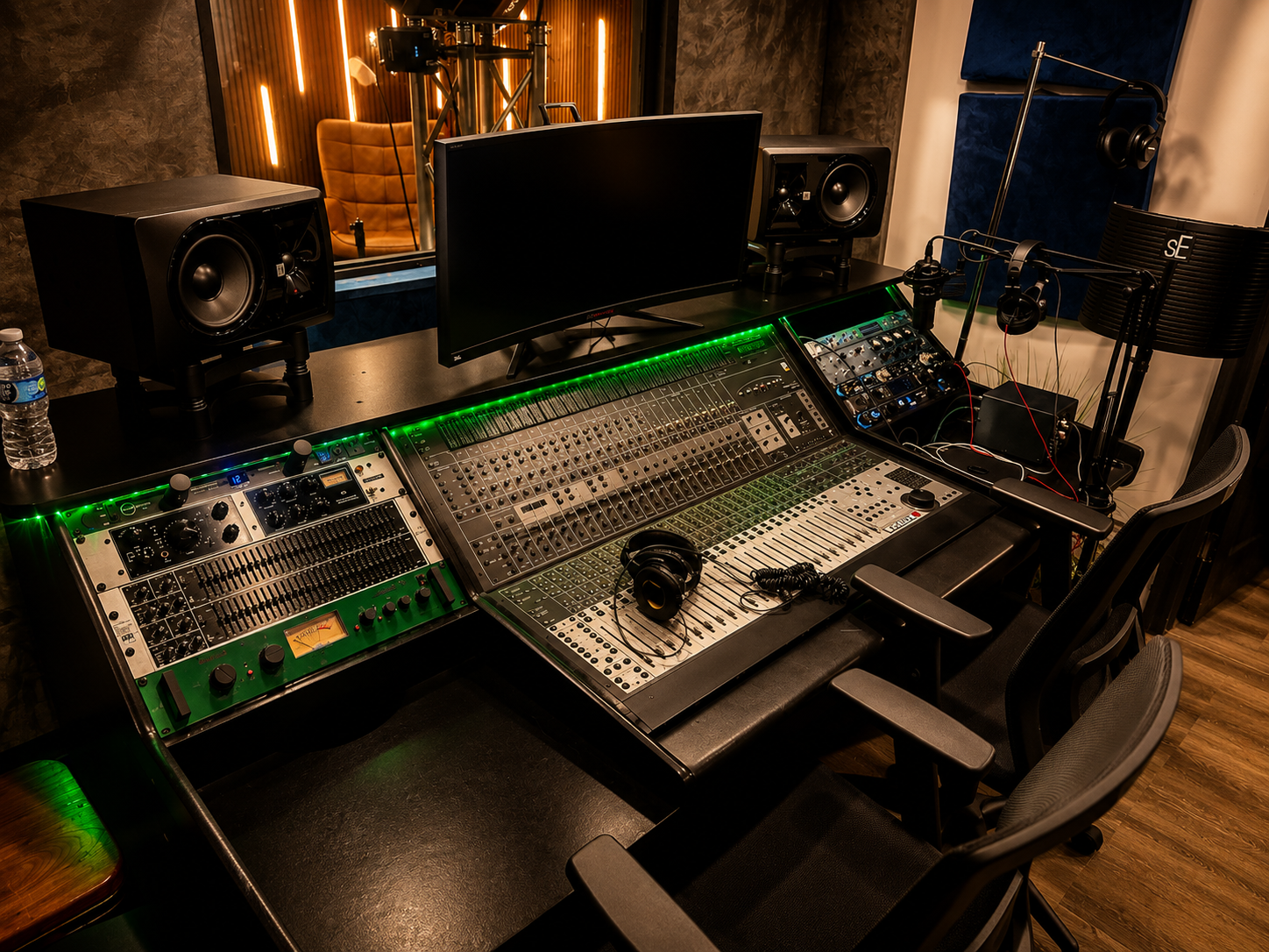 Professional audio mixing console