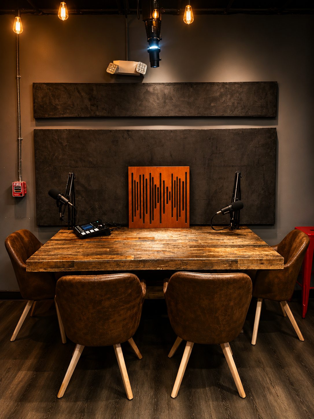 Recording studio room
